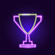 A stylized trophy cup  app icon - ai app icon generator - app icon aesthetic - app icons