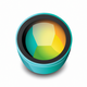 A detailed camera lens  app icon - ai app icon generator - app icon aesthetic - app icons