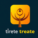 A stylized tree with leaves  app icon - ai app icon generator - app icon aesthetic - app icons