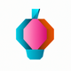 A stylized lightbulb  app icon - ai app icon generator - app icon aesthetic - app icons