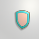 A stylized shield with emblem  app icon - ai app icon generator - app icon aesthetic - app icons