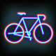 A sleek and speedy bicycle  app icon - ai app icon generator - app icon aesthetic - app icons