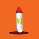 A playful, cartoon-style crayon  app icon - ai app icon generator - app icon aesthetic - app icons