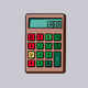 A minimalist calculator with numbers  app icon - ai app icon generator - app icon aesthetic - app icons