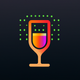 a champagne glass app icon - ai app icon generator - app icon aesthetic - app icons