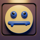 A drooling, hungry smiley face  app icon - ai app icon generator - app icon aesthetic - app icons