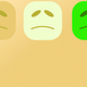 A disgusted, nausated smiley face  app icon - ai app icon generator - app icon aesthetic - app icons