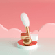 A AI-generated app icon of a Contour Brush in rose gold , burgundy , pastel red , whitesmoke color scheme
