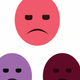 A sad or downcast smiley face  app icon - ai app icon generator - app icon aesthetic - app icons
