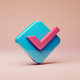 A minimalist checkmark icon  app icon - ai app icon generator - app icon aesthetic - app icons