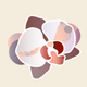 A striking, patterned orchid blossom  app icon - ai app icon generator - app icon aesthetic - app icons