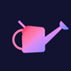 A minimalist watering can icon  app icon - ai app icon generator - app icon aesthetic - app icons