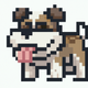 A goofy, tongue-lolling bulldog  app icon - ai app icon generator - app icon aesthetic - app icons