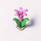 A classic and delicate lily plant  app icon - ai app icon generator - app icon aesthetic - app icons