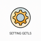 A minimalist settings gear  app icon - ai app icon generator - app icon aesthetic - app icons