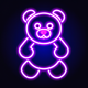 A cute, cuddly teddy bear  app icon - ai app icon generator - app icon aesthetic - app icons