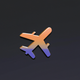 A minimalist airplane app icon - ai app icon generator - app icon aesthetic - app icons