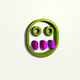 A drooling, hungry smiley face  app icon - ai app icon generator - app icon aesthetic - app icons