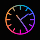 A minimalist clock app icon - ai app icon generator - app icon aesthetic - app icons