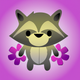 A whimsical and mischievous raccoon  app icon - ai app icon generator - app icon aesthetic - app icons