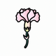 A pretty, whimsical frilly pink carnation  app icon - ai app icon generator - app icon aesthetic - app icons