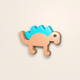 A playful, cartoon-style dinosaur  app icon - ai app icon generator - app icon aesthetic - app icons