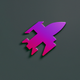 A speedy, high-powered jet  app icon - ai app icon generator - app icon aesthetic - app icons