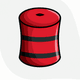 a hallow cylinder shape app icon - ai app icon generator - app icon aesthetic - app icons