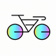 A sleek and speedy bicycle  app icon - ai app icon generator - app icon aesthetic - app icons