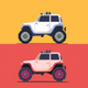 A rugged and powerful off-road vehicle  app icon - ai app icon generator - app icon aesthetic - app icons