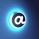 A AI-generated app icon of a circle shape in alice blue , dark purple , medium slate blue , maroon color scheme