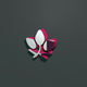 A stylized magnolia blossom  app icon - ai app icon generator - app icon aesthetic - app icons