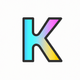 A simple, legible letter K  app icon - ai app icon generator - app icon aesthetic - app icons