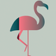 A graceful flamingo  app icon - ai app icon generator - app icon aesthetic - app icons