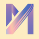 A timeless and elegant letter M  app icon - ai app icon generator - app icon aesthetic - app icons