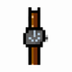 A minimalist watch with a leather strap  app icon - ai app icon generator - app icon aesthetic - app icons
