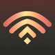 A stylized WiFi symbol with signal bars  app icon - ai app icon generator - app icon aesthetic - app icons