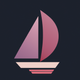 A swift, agile sailboat  app icon - ai app icon generator - app icon aesthetic - app icons