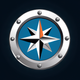 A compass rose app icon - ai app icon generator - app icon aesthetic - app icons