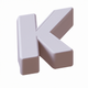 An industrial, blocky letter K  app icon - ai app icon generator - app icon aesthetic - app icons