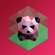 An adorable and curious baby panda  app icon - ai app icon generator - app icon aesthetic - app icons