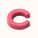 A simple red letter C  app icon - ai app icon generator - app icon aesthetic - app icons