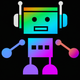 A fun, cartoon-style robot  app icon - ai app icon generator - app icon aesthetic - app icons