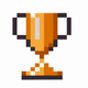 A stylized trophy cup with handles  app icon - ai app icon generator - app icon aesthetic - app icons