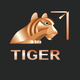 A majestic, roaring tiger  app icon - ai app icon generator - app icon aesthetic - app icons