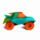 A rugged, rough-and-tumble monster truck  app icon - ai app icon generator - app icon aesthetic - app icons