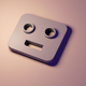 A worried or concerned smiley face  app icon - ai app icon generator - app icon aesthetic - app icons