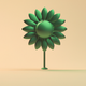 A beautiful, towering sunflower  app icon - ai app icon generator - app icon aesthetic - app icons
