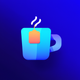 A minimalist cup of hot tea  app icon - ai app icon generator - app icon aesthetic - app icons