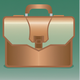 A detailed briefcase  app icon - ai app icon generator - app icon aesthetic - app icons